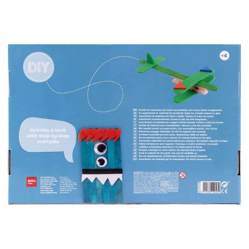 Set de materiales Crafty Box con multitud de accesorios APLI KIDS 19258 - Imagen 2