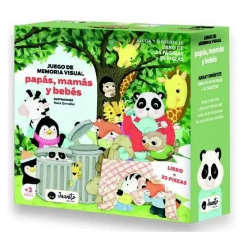 Juego Papás,Mamás y Bebés para Memoria Visual CB/61543 MANOLITO