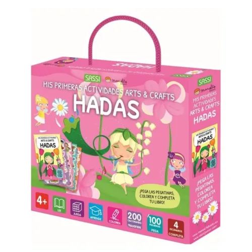 Maletín Mis Primeras Actividades Arts & Crafts Hadas 14145 MANOLITO