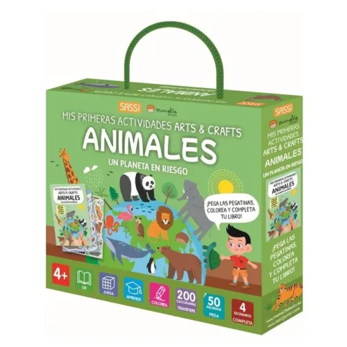 Maletín Primeras Actividades Arts & Crafts Animales 14121 MANOLITO