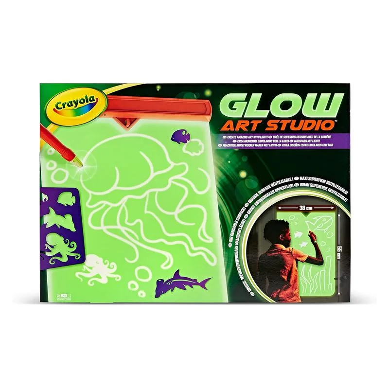 Kit de manualidades Crayola Grow Art Studio con siluetas 926514 CRAYOLA
