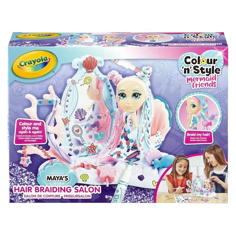 Set de peluquería Colour 'N' Style Mermaid Friends 923008 CRAYOLA