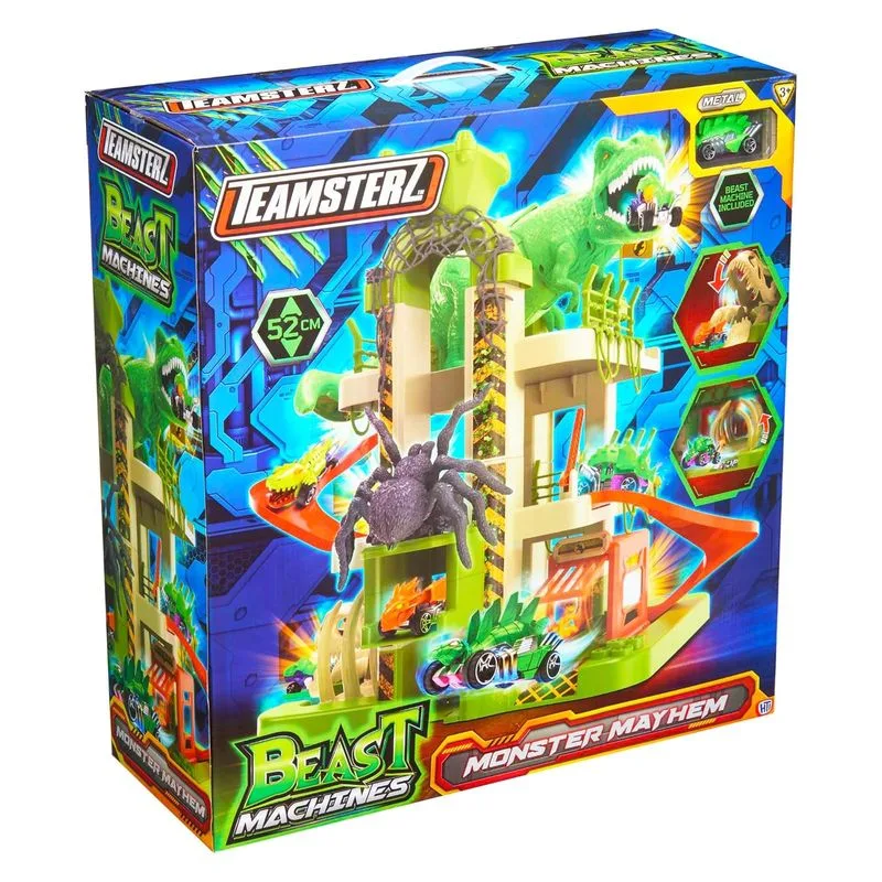 Garaje dinosaurio nateck Beast Machines Monster Mayhem con rampa 14174515 - Imagen 3