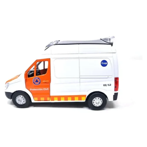 Furgoneta Protección Civil Blanca Metalica GT-8160 PLAYJOCS