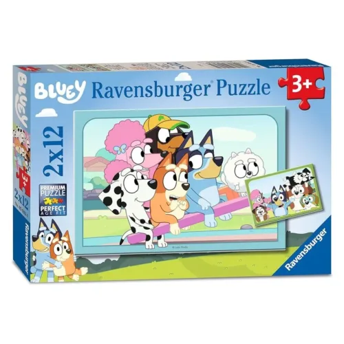 Bluey Puzzles Infantiles 2×12 Piezas 5693 4 RAVENSBURGER