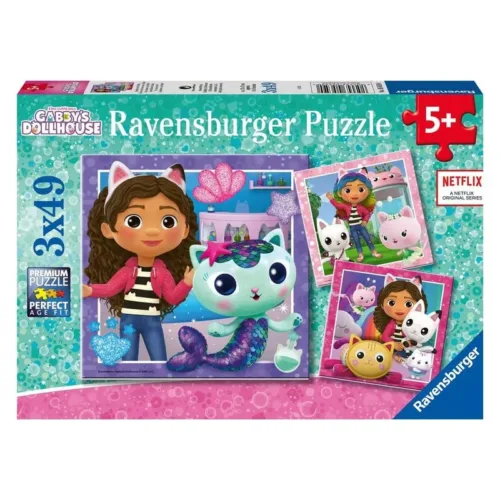 La Casa de muñecas de Gabby Puzzles 3×49 Piezas 5659 0 RAVENSBURGER