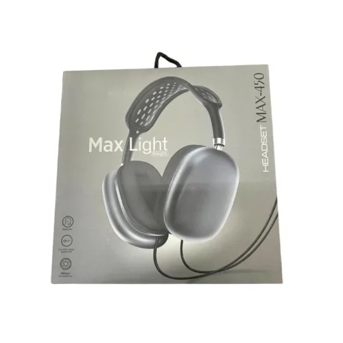 Cascos estéreo con cable Max Light Weigh MAX-450 negro