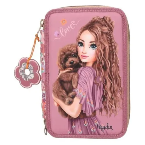 Estuche triple TopModel Love colección floral rosa 13055 DEPESCHE