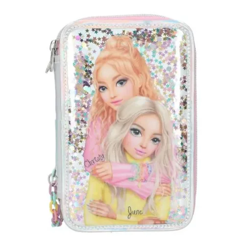 Estuche triple TOP Model estrellitas Electric plata y rosa 13196 DEPESCHE