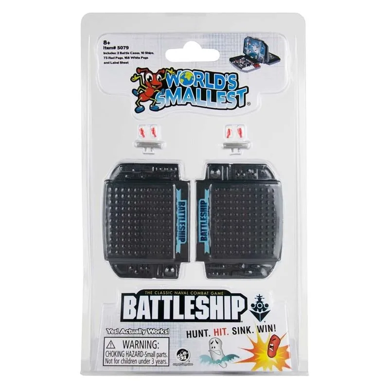 Juego miniatura World's Smallest Battleship 5079 MADNESSTOYS