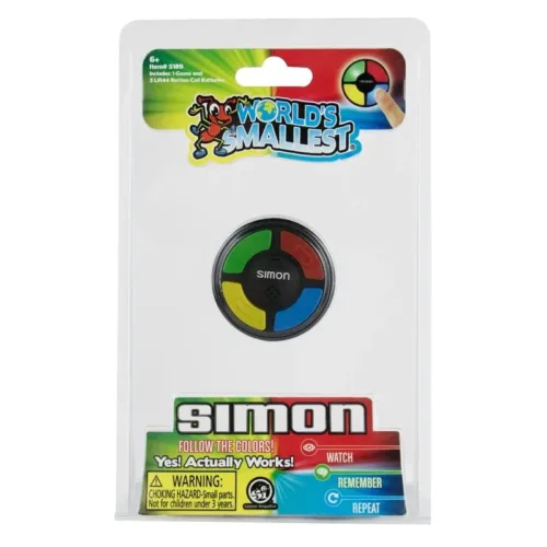 Juego miniatura World’s Smallest Simon original 5189 MADNESSTOYS