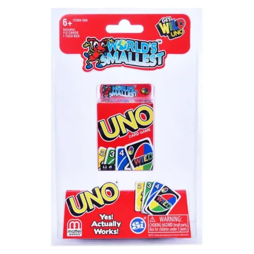 Juego miniatura World’s Smallest UNO 568 MADNESSTOYS