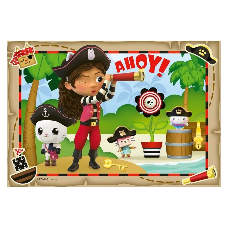 La Casa de Muñecas de Gabby Puzzles 2x24 Piezas 5710 8 RAVENSBURGER - Imagen 2