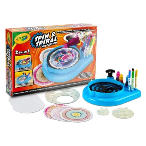 Art Station Spin & Spiral estación de arte giratorio 74-7640 CRAYOLA