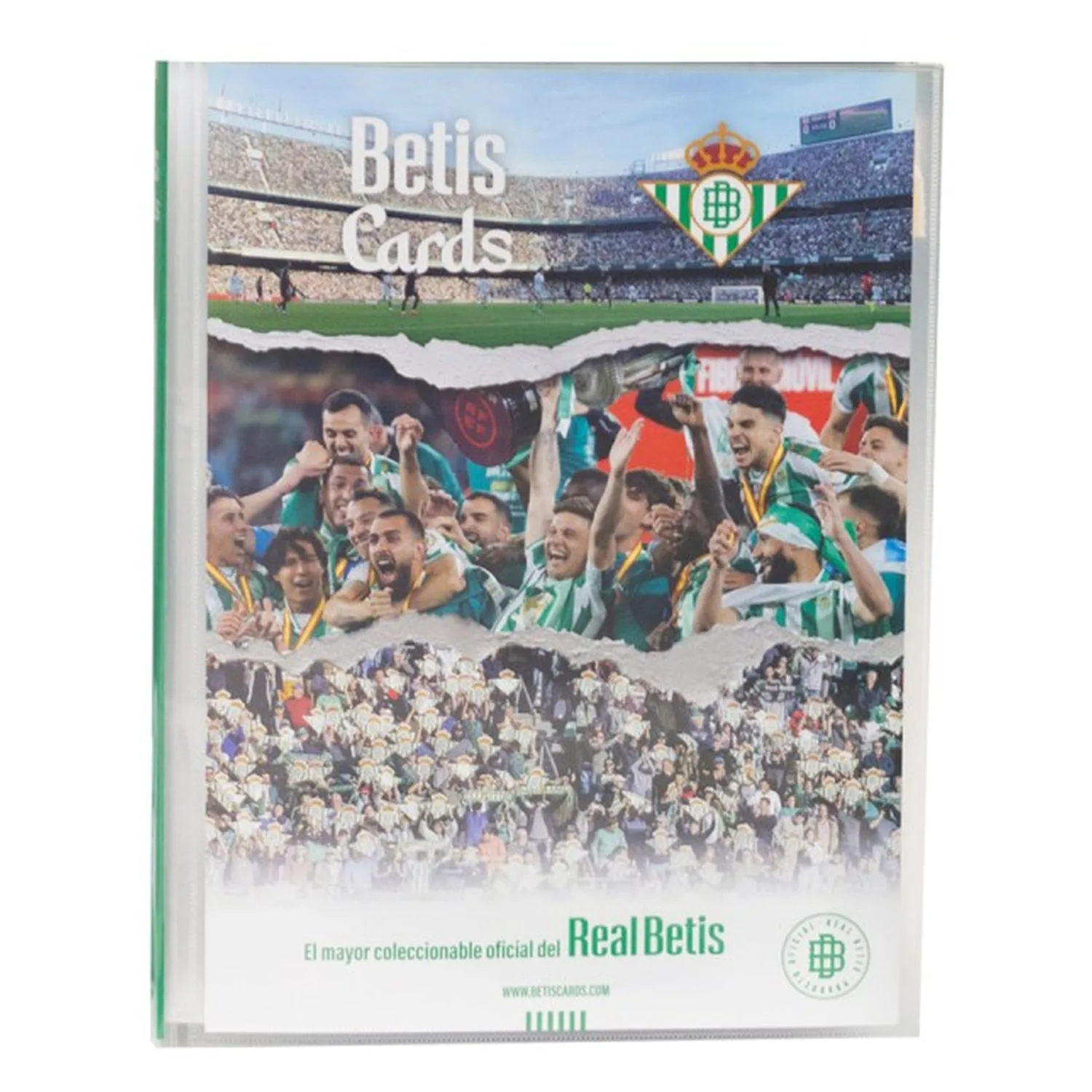 Álbum Betis Cards con cinco sobres colección 2025 Holycards 30450