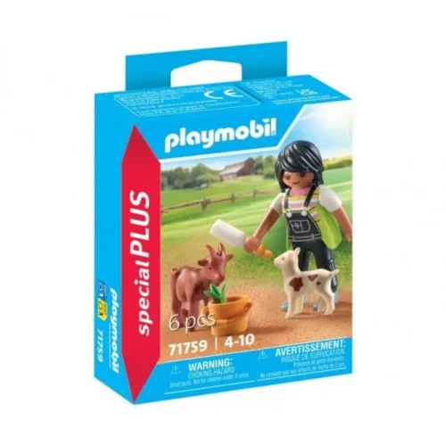Playmobil 71759 Figura Mujer con Cabras Special Plus