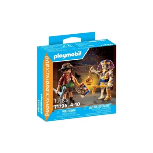 Playmobil 71796 Duo Pack Figuras Cazador de Tesoro y Momia