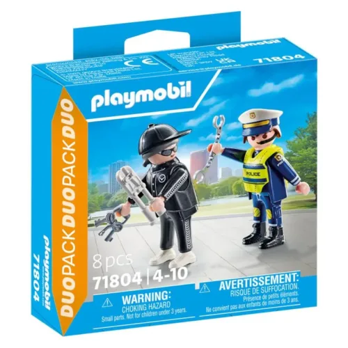Playmobil 71804 Duo Pack Figuras Policía y Ladrón
