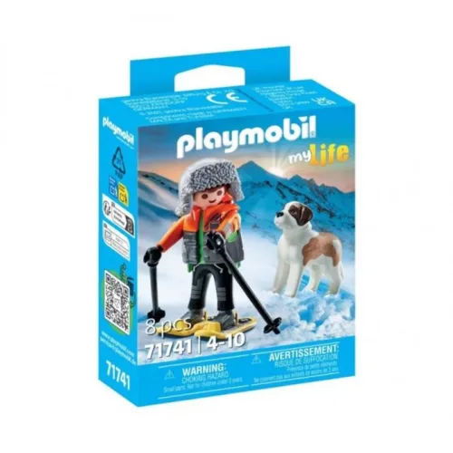 Playmobil 71741 My Life Figura Senderista con San Bernardo