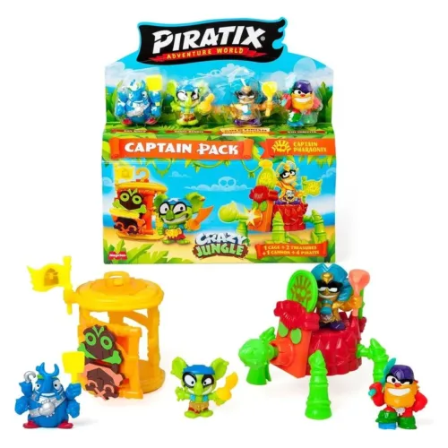 Piratix Crazy Jungle Captain Pharaonix Pack Naranja 40782 MAGIC BOX