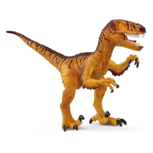 Figura dinosaurio Velociraptor mandíbula articulada 15045 SCHLEICH
