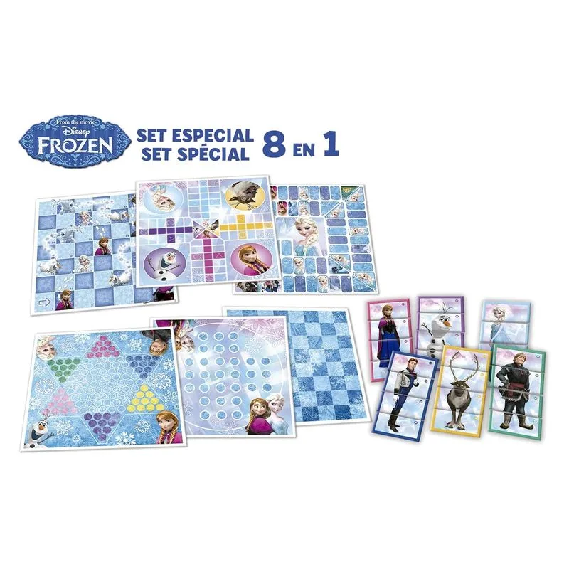 Set Especial 8 en 1 Frozen 2 Juegos Clásicos 18379 EDUCA - Imagen 2