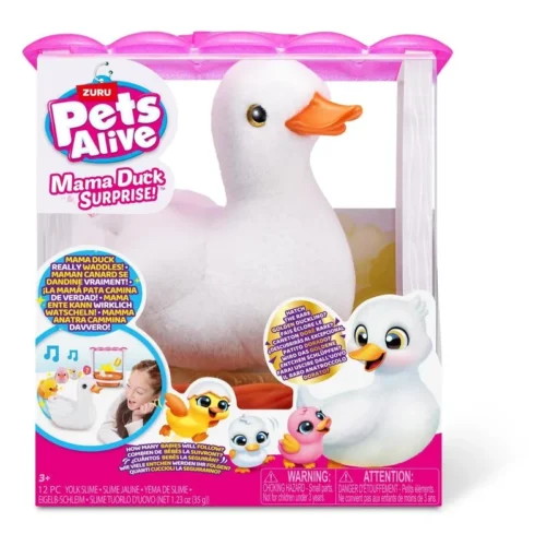 Pets Alive Mamá Pato Interactivo con Patitos 9548 ZURU