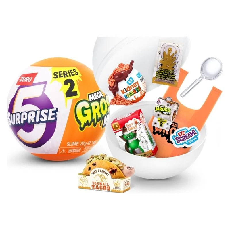 Mini Mega Gross Serie 2 Bola Sorpresa, Modelos Surtidos 77567 ZURU