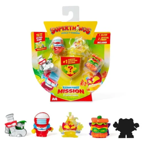 SuperThings Kazoom Power Mission Pack 5 Figuras 2-6 40973 MAGIC BOX