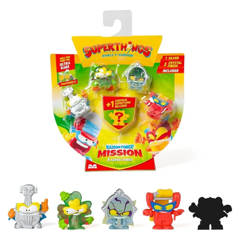 SuperThings Kazoom Power Mission Pack 5 Figuras 3-6 40997 MAGIC BOX