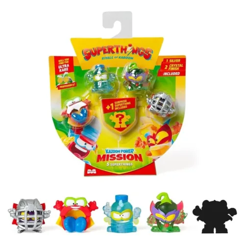 SuperThings Kazoom Power Mission Pack 5 Figuras 5-6 41031 MAGIC BOX