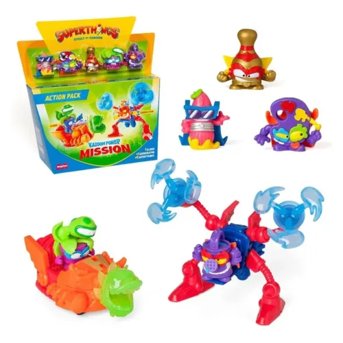 SuperThings Kazoom Power Mission Pack 3-4 Azul 41116 MAGIC BOX