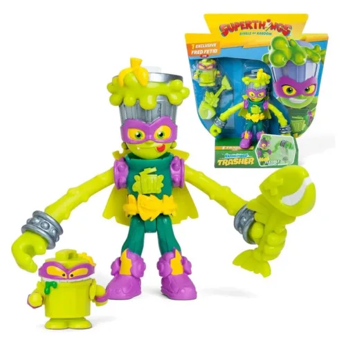 Superthings Kazoom Power Mission Figura Trasher Verde 41420 MAGIC BOX