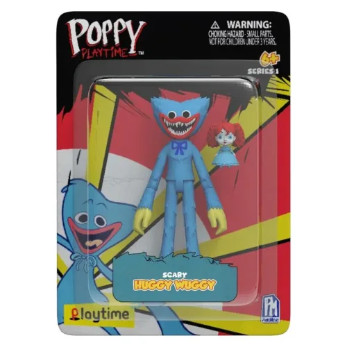 Poppy Playtime Figura de acción Huggy Wuggy Scary 64230014 BIZAK