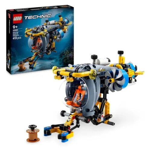 Lego Technic submarino de aguas profundas 413 piezas 42201