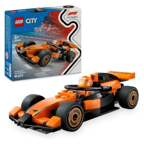 Lego Mc Laren formula 1 con piloto city 60442
