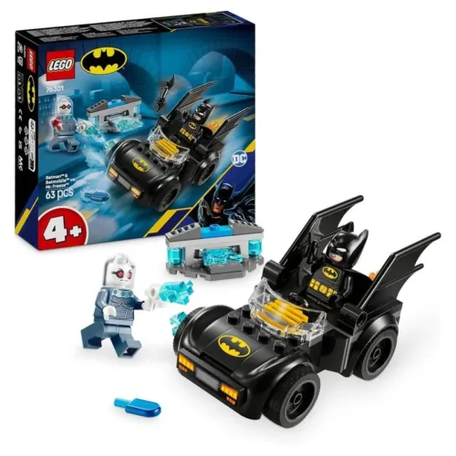 LEGO DC 76301 Batman Set Batman y Batmóvil vs. Mr. Freeze