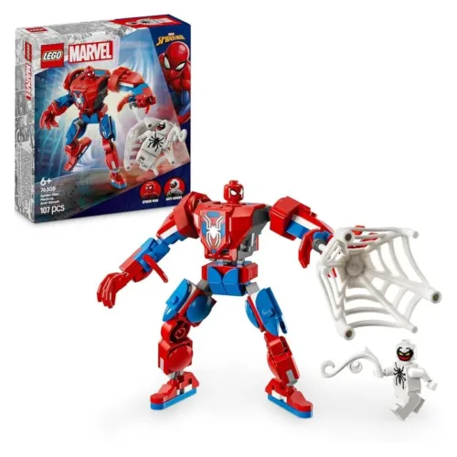 LEGO Marvel 76308 Armadura Robótica de Spider-Man vs el Anti-Venom
