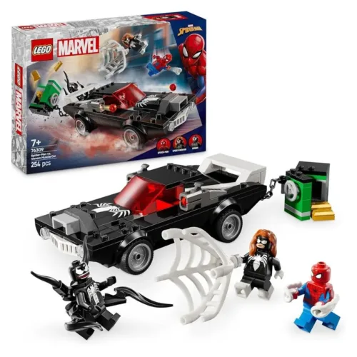 LEGO Marvel 76309 Spider-Man vs Coche Brutal de Venom Set Construcción