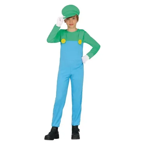 Disfraz Fontanero Verde Talla 5-6 Años 81122 GUIRCA