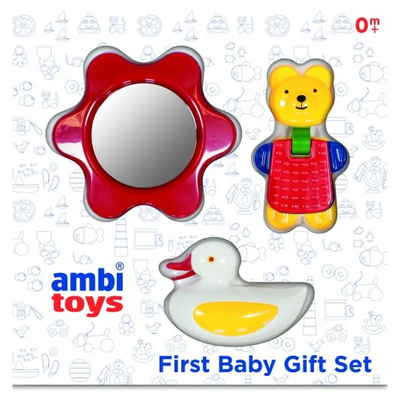 Set de Bebé con 3 Juguetes de Primera Infancia 131223 AMBI TOYS