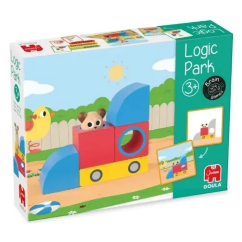 Parque Lógico Juego Educativo con Piezas de Madera 53473 GOULA