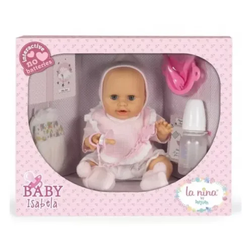 Muñeca Isabella Interactiva 38 cm con Gorro 65153 LA NINA