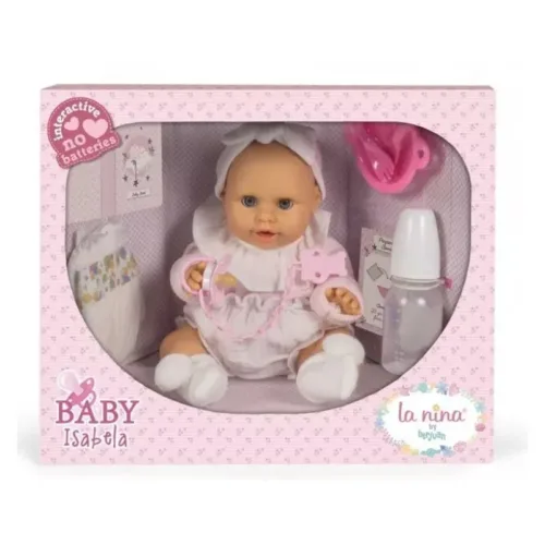 Muñeca Isabella Interactiva 38 cm con Cinta del Pelo 65154 LA NINA