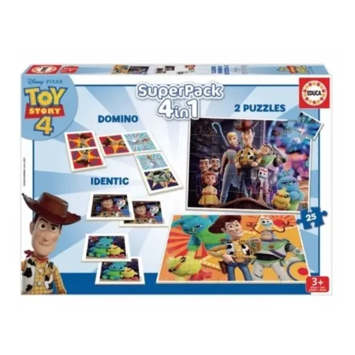 Super pack 4 en 1 Toy Story 4 Juegos Educativos 18348 EDUCA