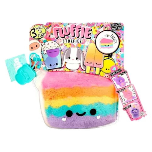 Fluffie Stuffiez Cake Pizza Peluche Revelación Sorpresa 594307 MGA