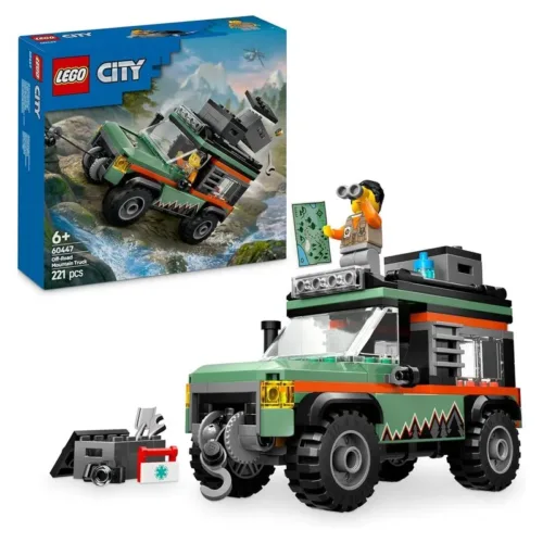 LEGO City 60447 Todoterreno 4×4 de Montaña Vehículo de Construcción