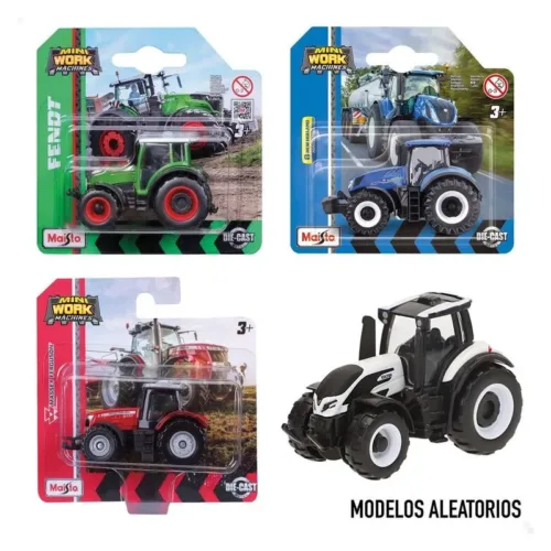 Blister Tractor de Metal, Modelos Surtidos 78010 MAISTO