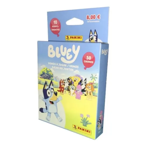 Bluey Serie 2. Blister con 10 Sobres 5216KBEPT10 PANINI