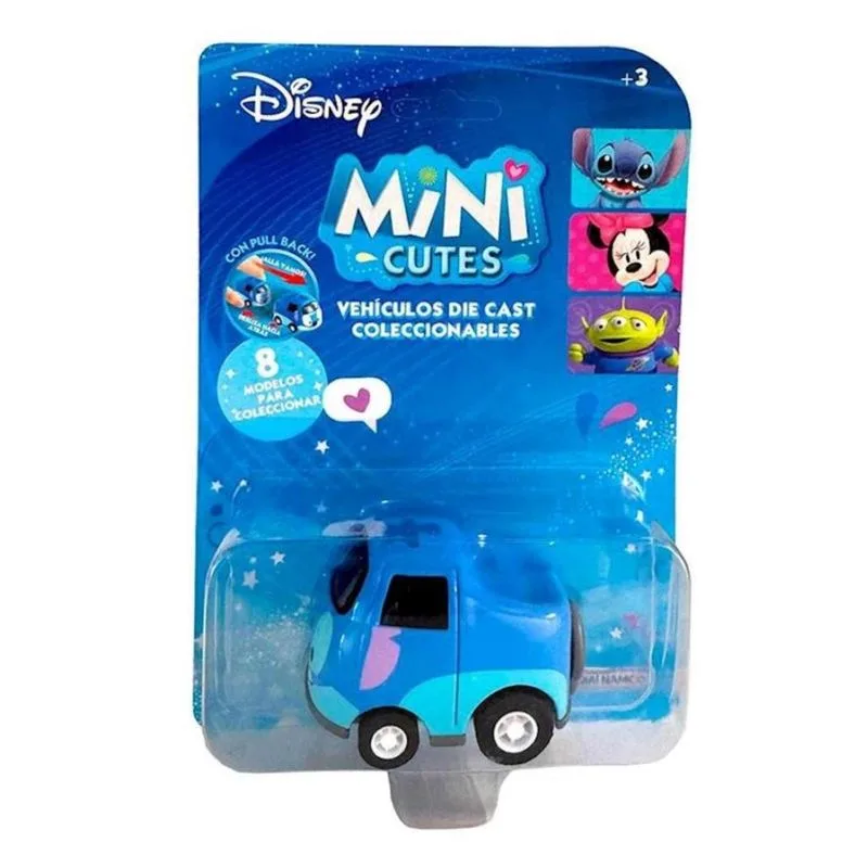 Mini Cute Vehículo Die Cast Disney, Modelos Surtidos AR79340 BANDAI